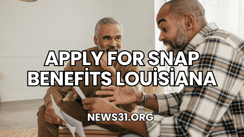 Apply For Snap Benefits louisiana