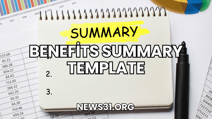 Benefits Summary Template