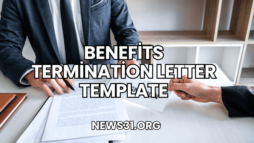 Benefits Termination Letter Template